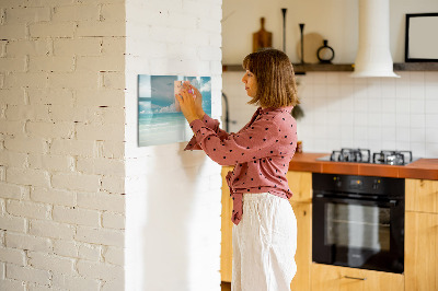 Magnetic board for writing Sea landscape