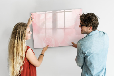 Magnetic writing board Blooming roses