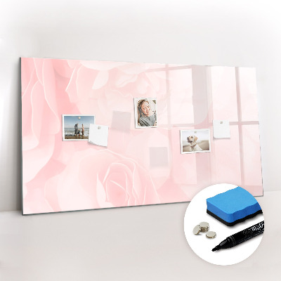Magnetic writing board Blooming roses