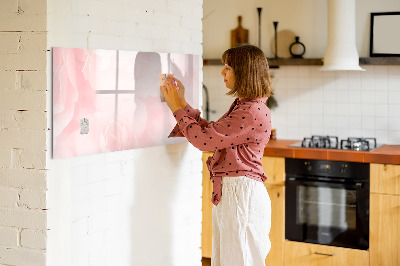 Magnetic writing board Blooming roses