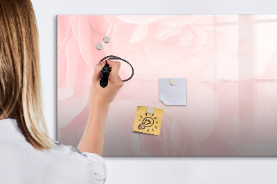 Magnetic writing board Blooming roses