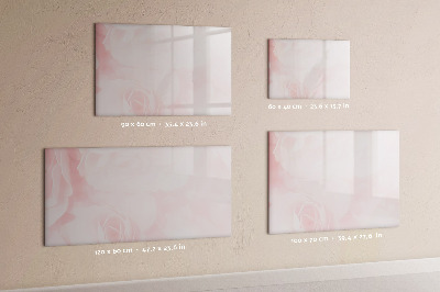 Magnetic writing board Blooming roses
