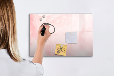 Magnetic writing board Blooming roses