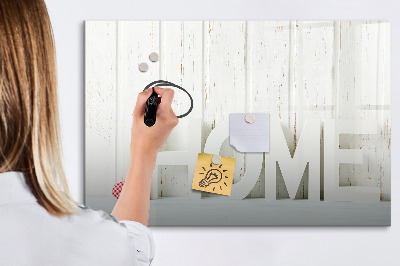 Magnetic board for drawing The inscription house