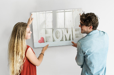 Magnetic board for drawing The inscription house