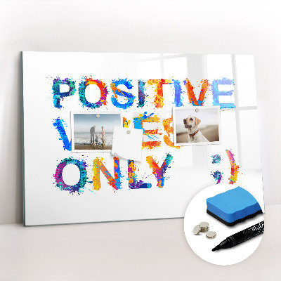 Magnetic erase board Positive quote