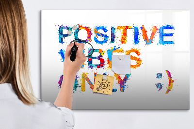 Magnetic erase board Positive quote