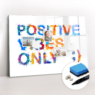 Magnetic erase board Positive quote
