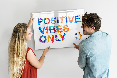 Magnetic erase board Positive quote