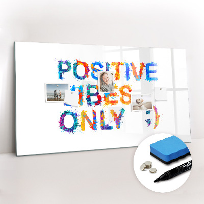 Magnetic erase board Positive quote