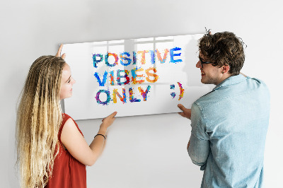 Magnetic erase board Positive quote