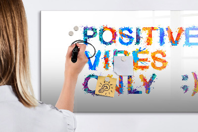 Magnetic erase board Positive quote
