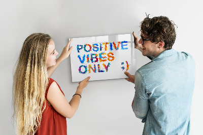 Magnetic erase board Positive quote