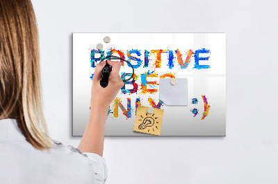Magnetic erase board Positive quote