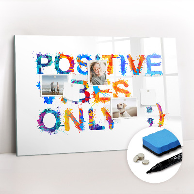 Magnetic erase board Positive quote
