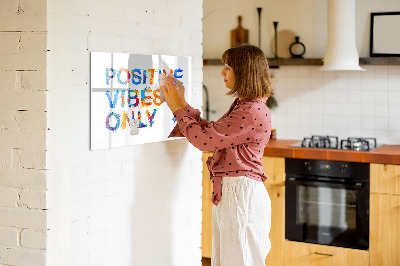 Magnetic erase board Positive quote