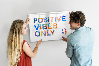 Magnetic erase board Positive quote
