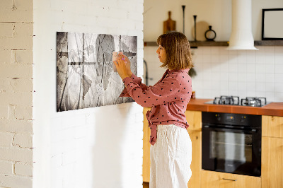 Magnetic board for drawing World Map Pattern