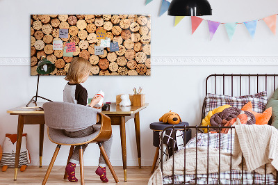 Magnetic writing board Wooden wine corks