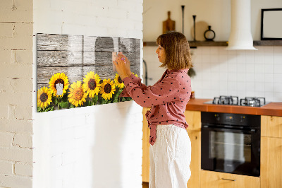 Magnetic drawing board Sunflowers