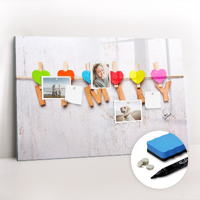 Magnetic drawing board The inscription family