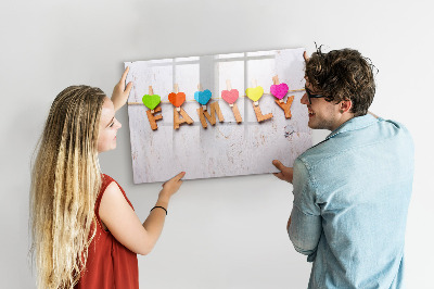 Magnetic writing board The inscription family