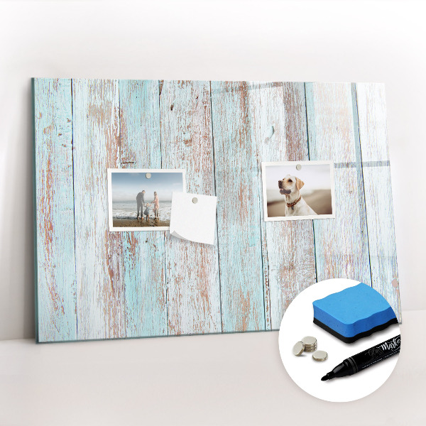 Magnetic writing board Pastel Wood