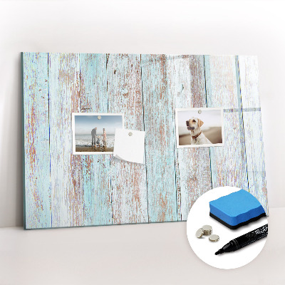 Magnetic writing board Pastel Wood