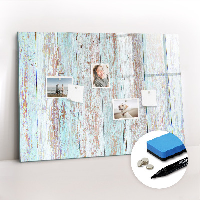 Magnetic drawing board Pastel wood