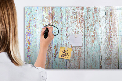 Magnetic writing board Pastel Wood