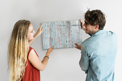 Magnetic writing board Pastel Wood