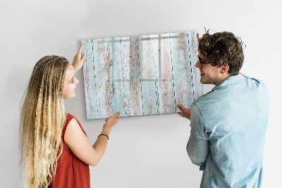 Magnetic writing board Pastel Wood