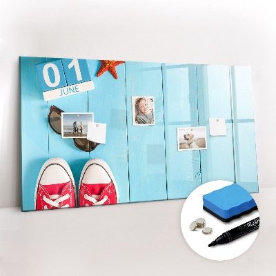 Magnetic writing board First day of summer