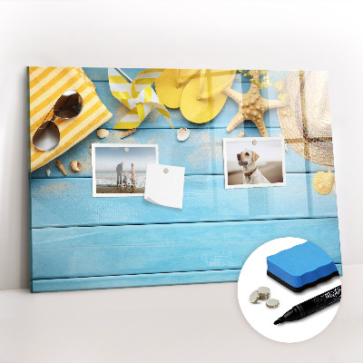 Magnetic writing board Beach accessories