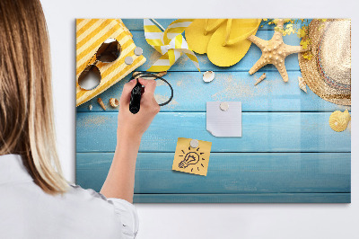 Magnetic writing board Beach accessories