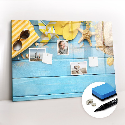 Magnetic erase board Beach accessories