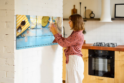 Magnetic writing board Beach accessories