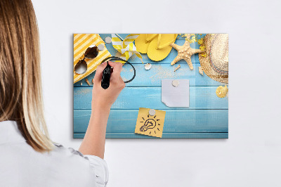 Magnetic erase board Beach accessories