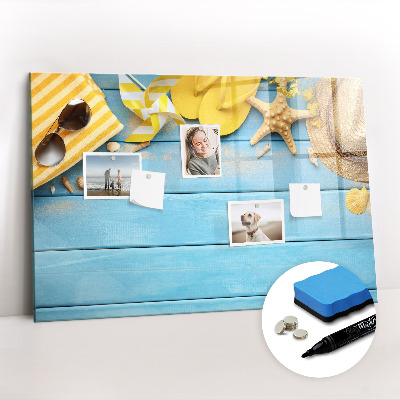 Magnetic erase board Beach accessories