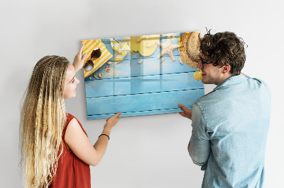 Magnetic erase board Beach accessories