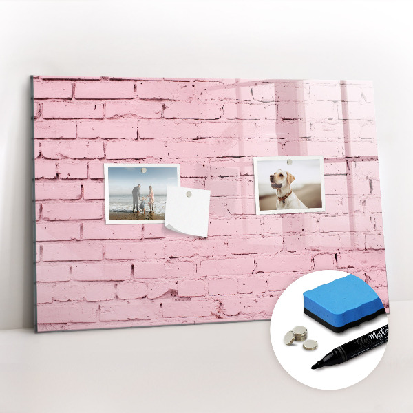 Magnetic drawing board Brick wall