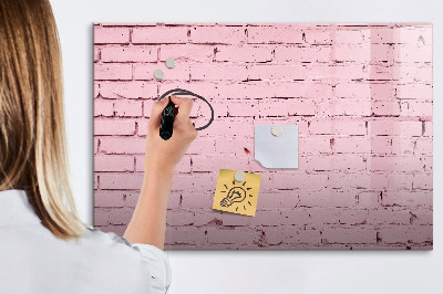 Magnetic drawing board Brick wall