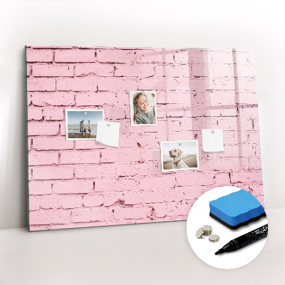 Magnetic drawing board Bricks wall