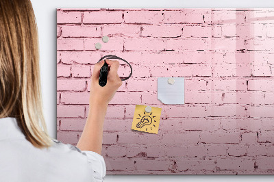 Magnetic drawing board Brick wall