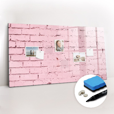 Magnetic drawing board Brick wall