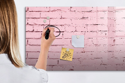 Magnetic drawing board Brick wall