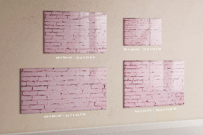 Magnetic drawing board Brick wall