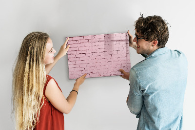 Magnetic drawing board Brick wall