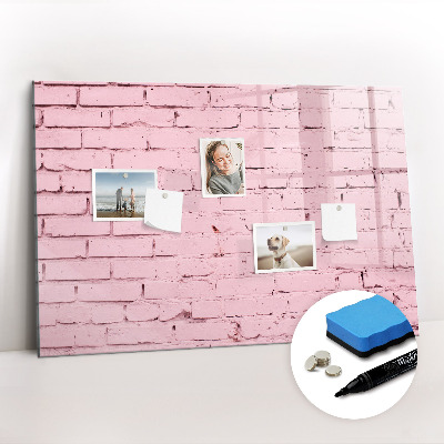 Magnetic drawing board Brick wall