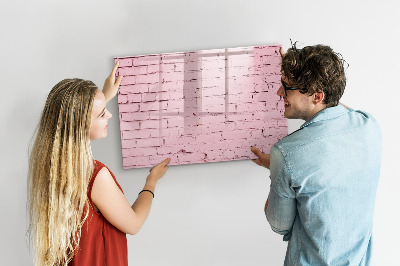 Magnetic drawing board Brick wall
